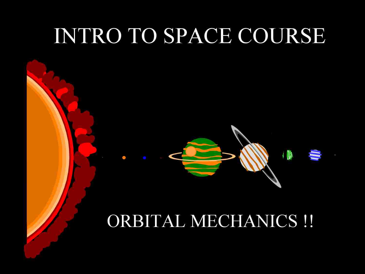 Orbital Mechanics PPT Slides - strona 1