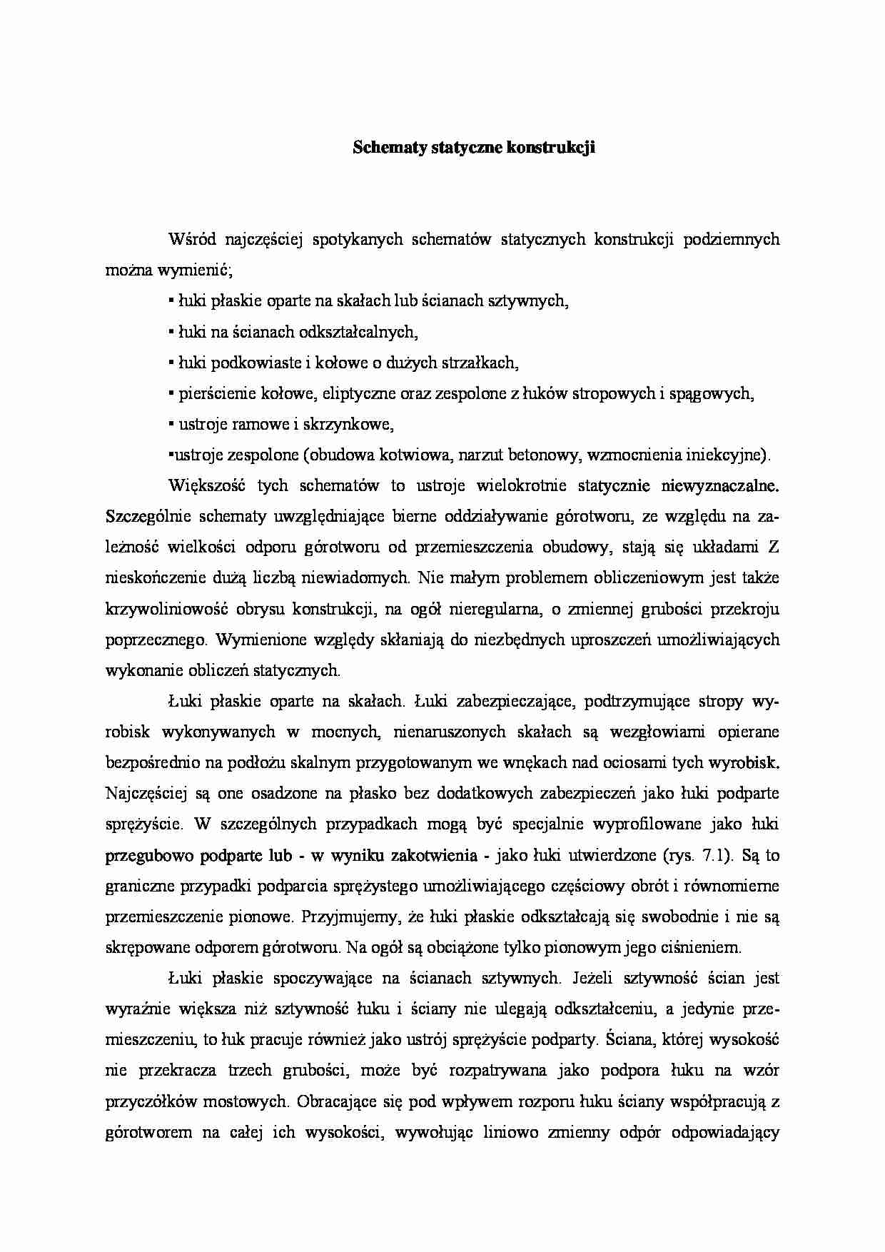 Schematy statyczne konstrukcji - strona 1