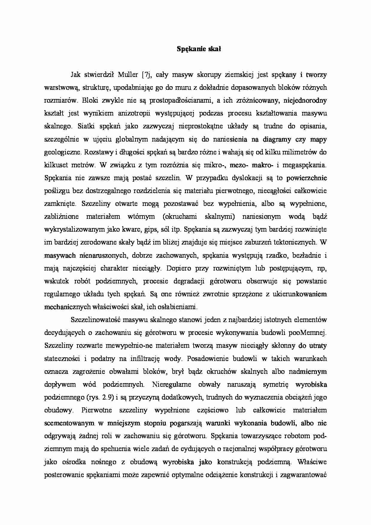 Spękanie skał - strona 1