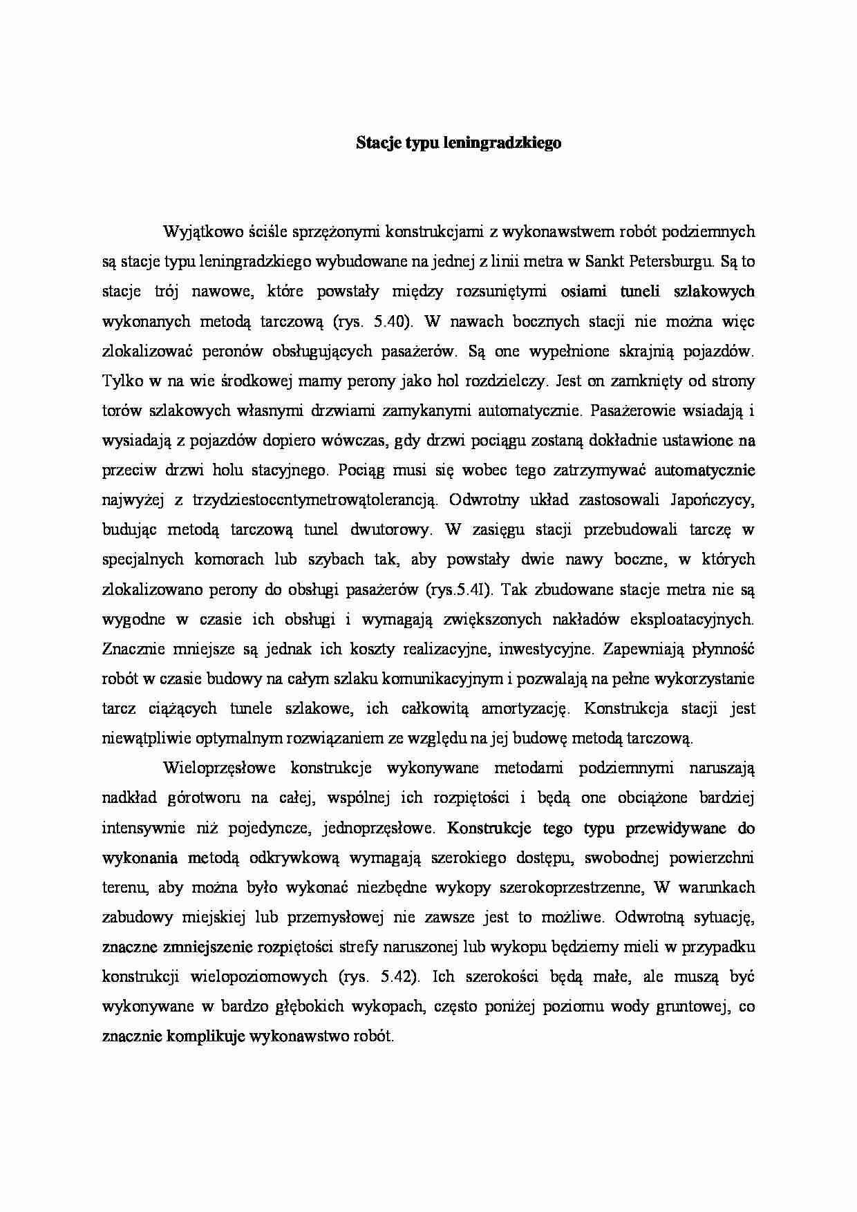 Stacje typu leningradzkiego - strona 1