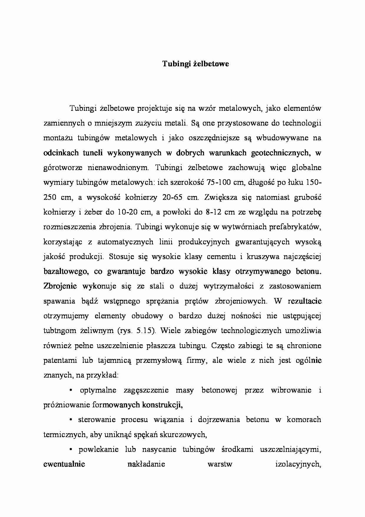 Tubingi żelbetowe - strona 1