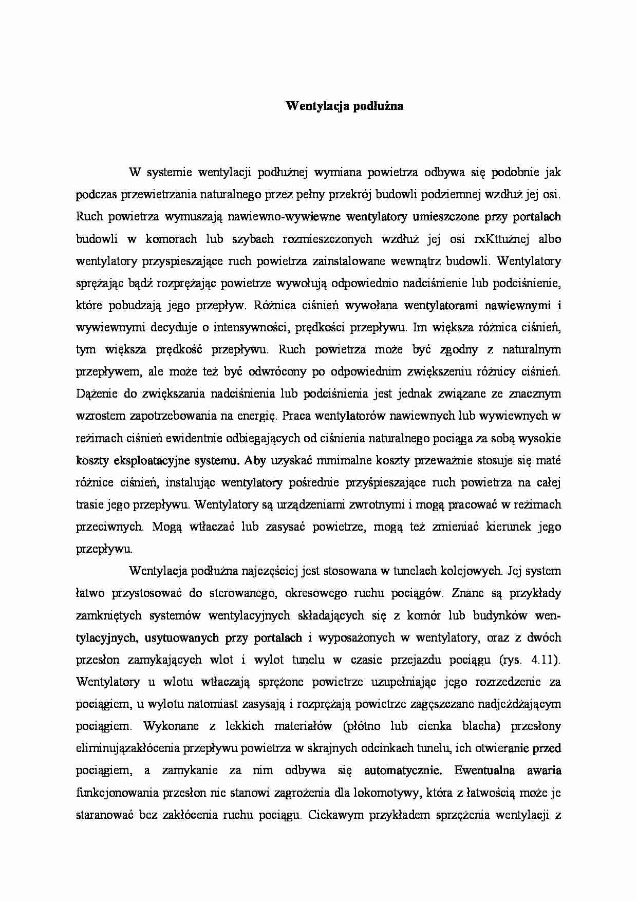 Wentylacja podłużna - strona 1