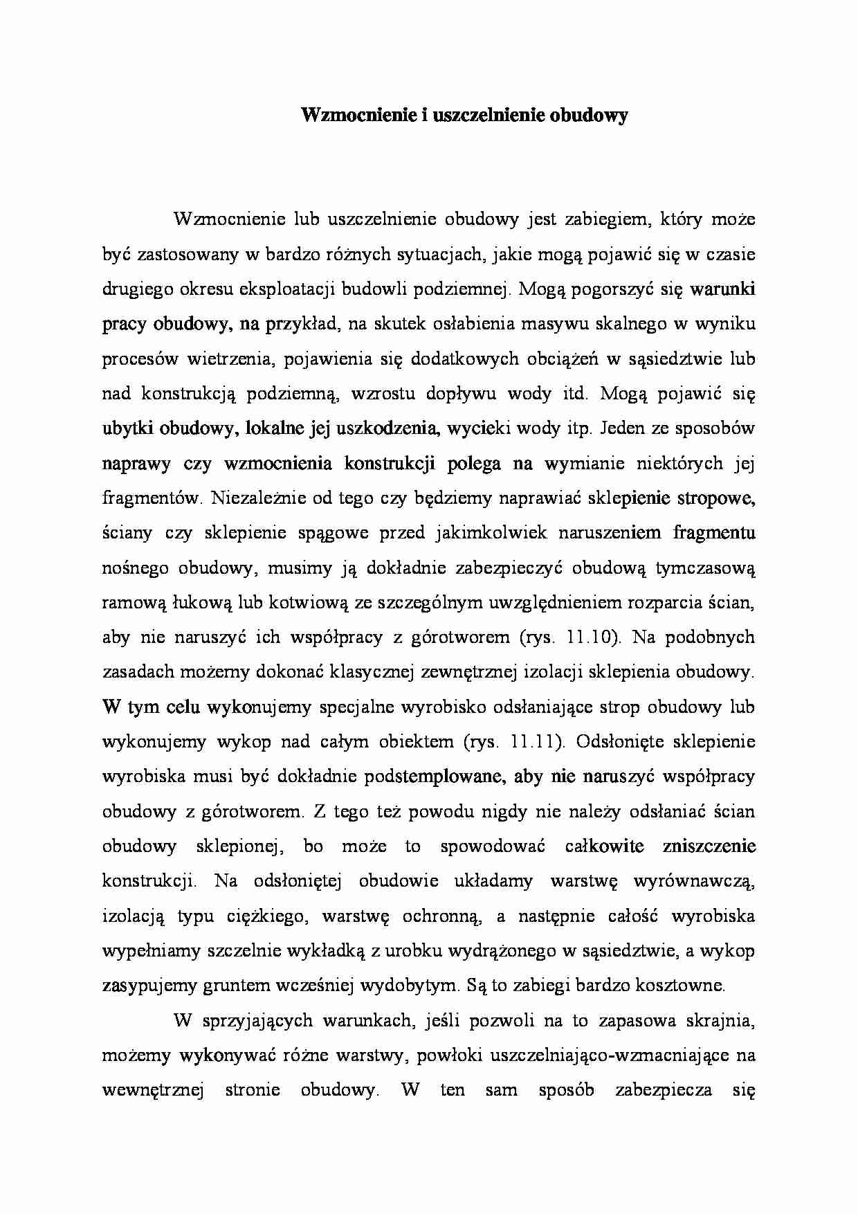 Wzmocnienie i uszczelnienie obudowy - strona 1