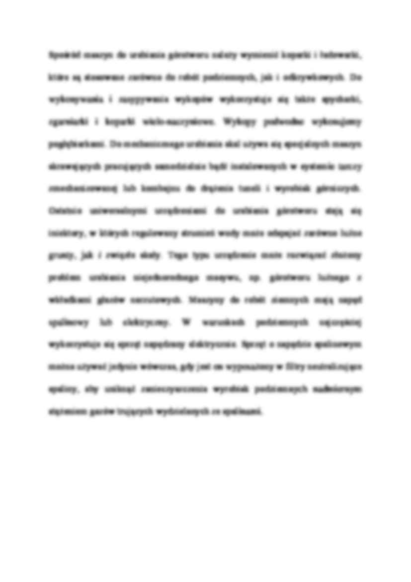 Zasady urabiania górotworu. Maszyny i narzędzia - strona 3