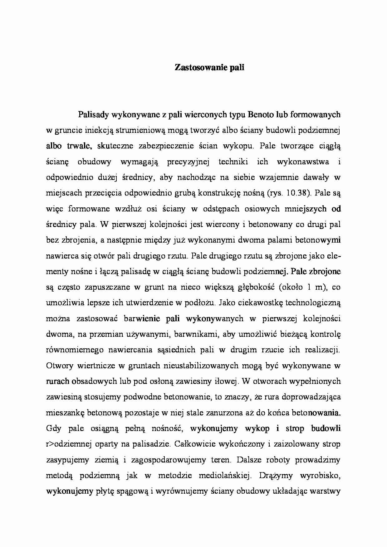 Zastosowanie pali - strona 1