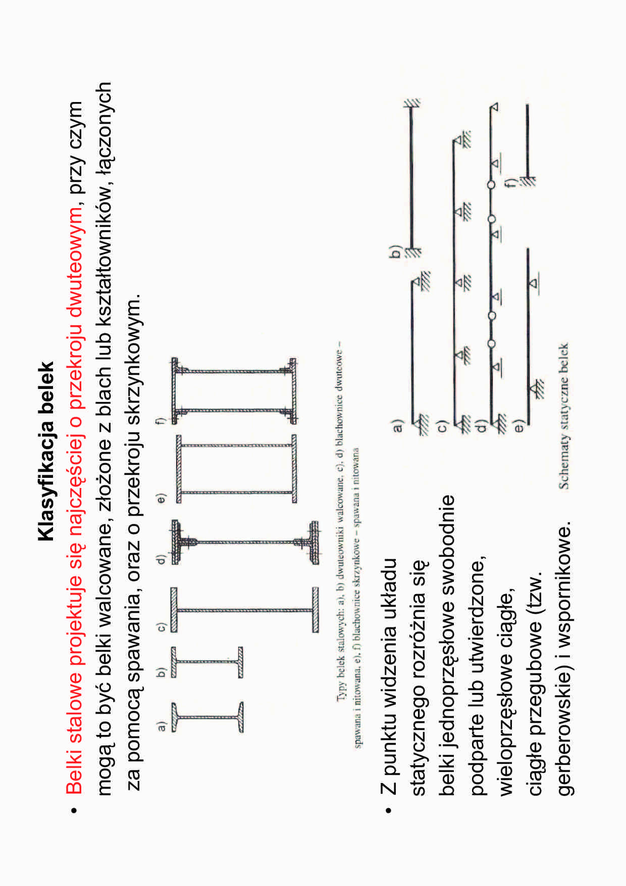 Klasyfikacja belek - strona 1