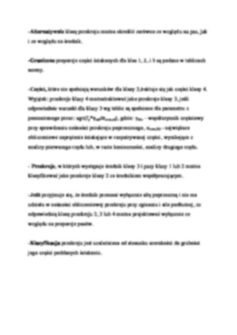 Klasyfikacja przekrojów - strona 2