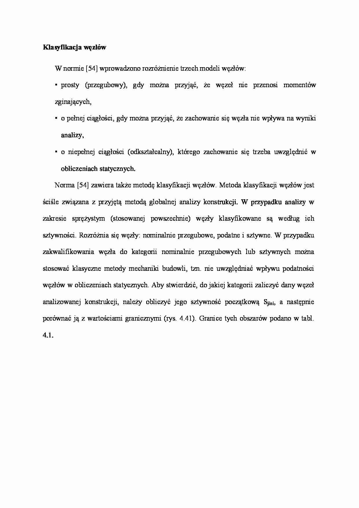 Klasyfikacja węzłów - strona 1