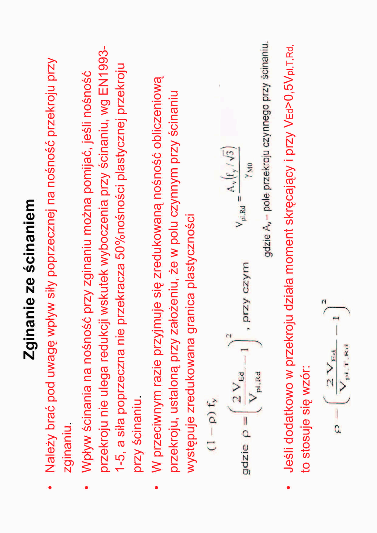 Zginanie ze ścinaniem belek - strona 1