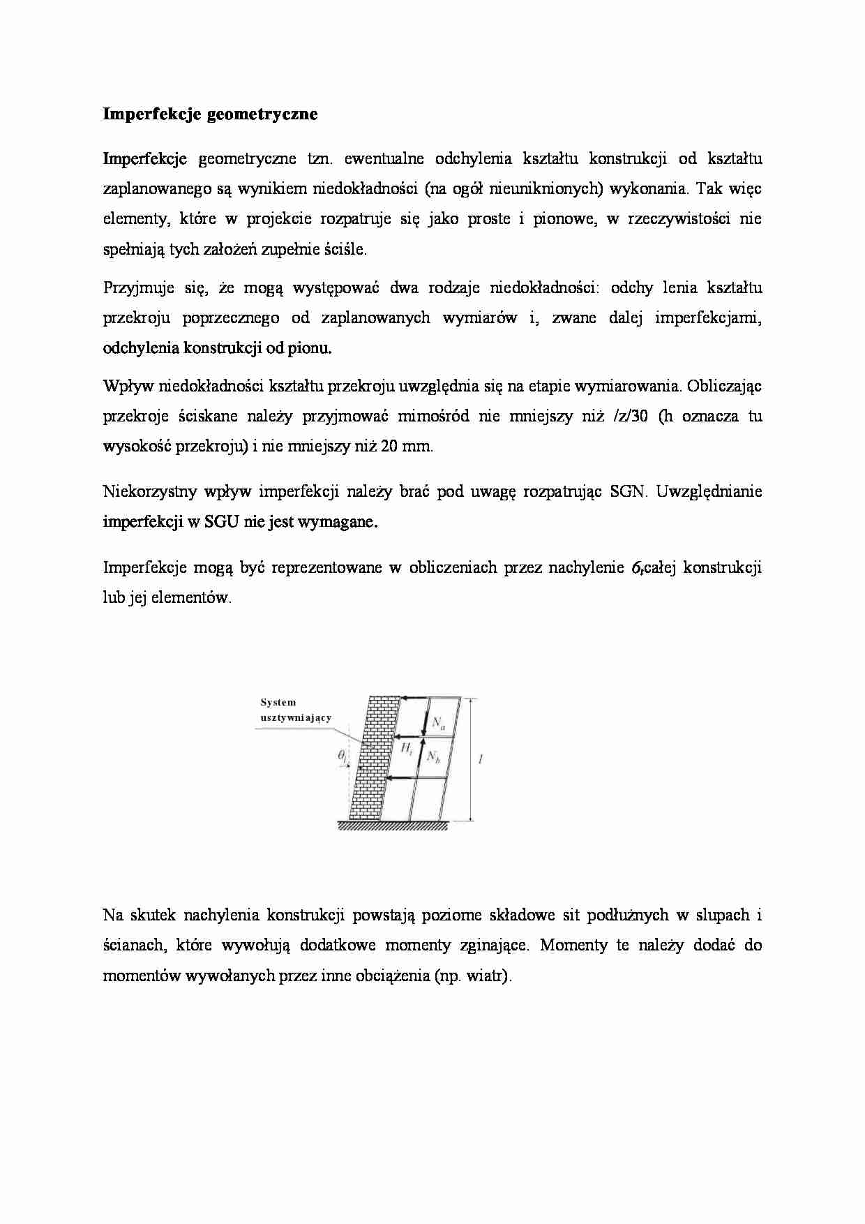Imperfekcje geometryczne - strona 1