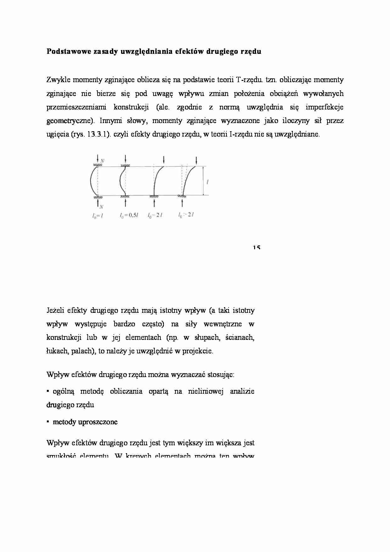 Podstawowe zasady uwzględniania efektów drugiego rzędu - strona 1