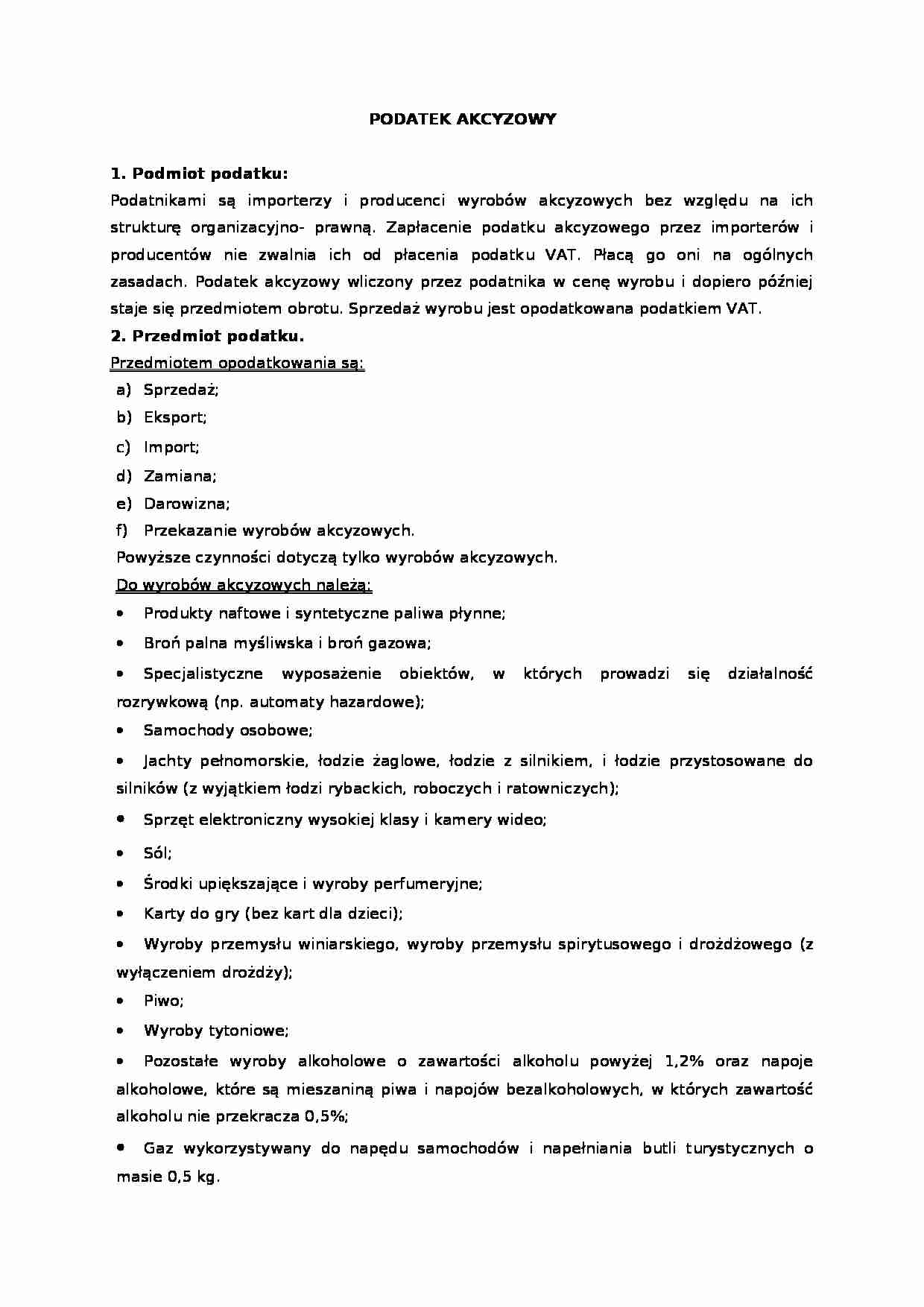 Podatki-akcyza - strona 1