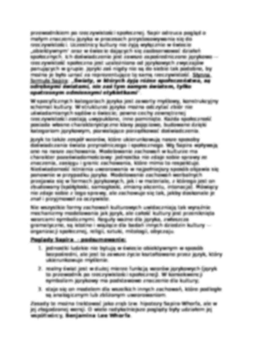 Sapir-Whorf Hipoteza - strona 2