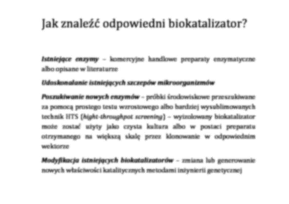 Modyfikacja enzymów - wykład - strona 2