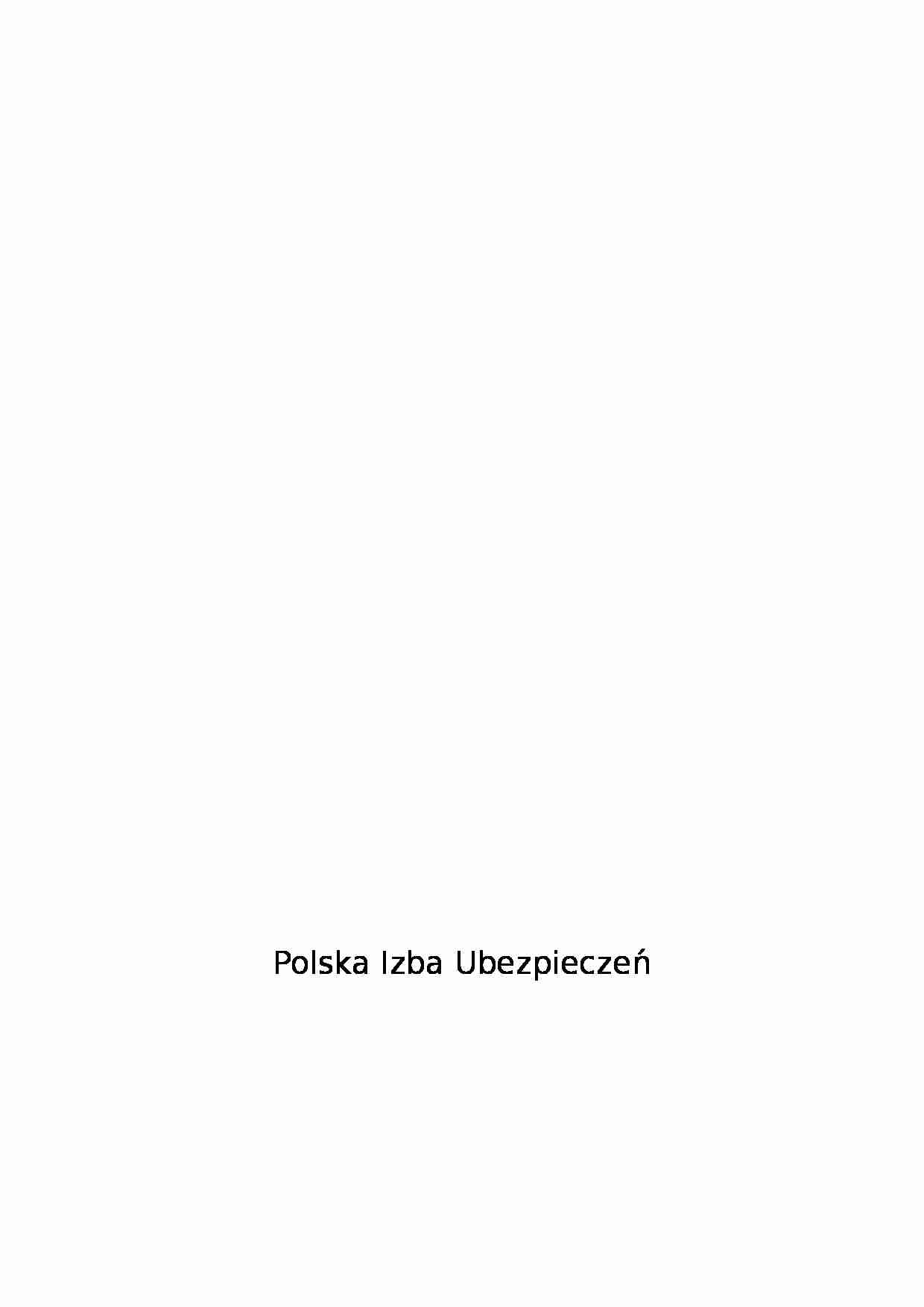 Polska Izba Ubezpieczeń - Towarzystwo ubezpieczeń wzajemnych - strona 1