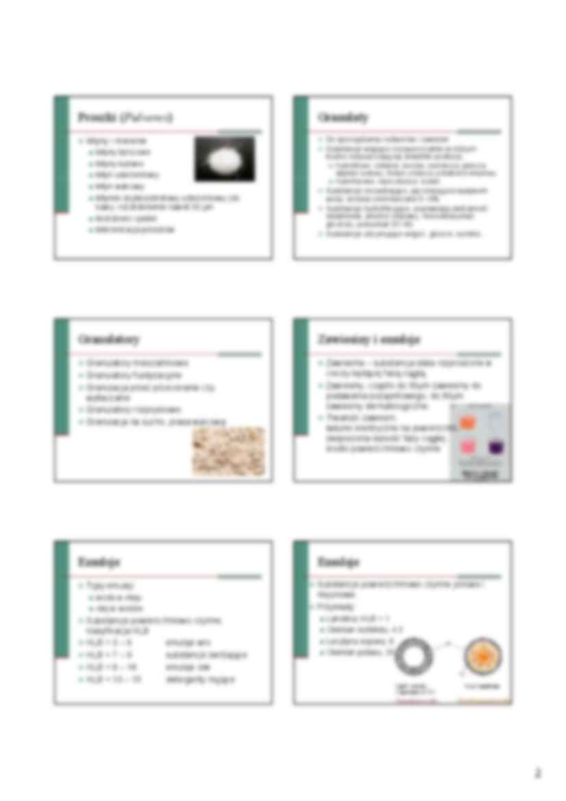 Systemy podawania leków - wykład - strona 2