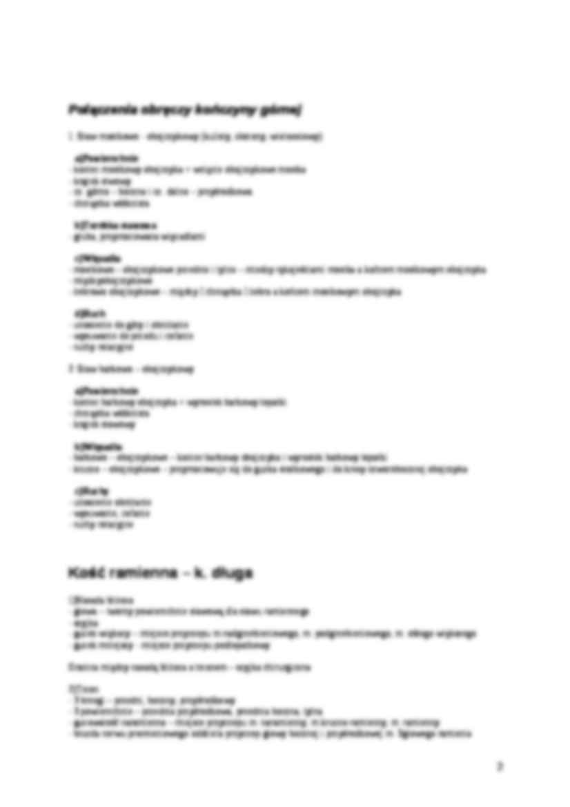 Anatomia - Kolo nr 2 - strona 2