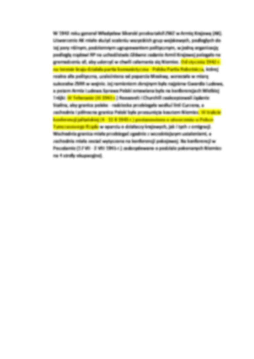  Polska w okresie II wojny światowej-opracowanie - strona 2