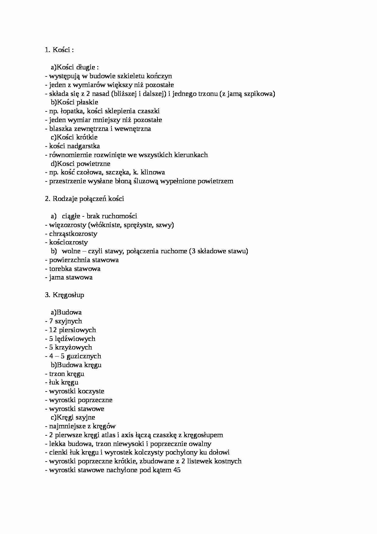 Anatomia - 10 stron - strona 1