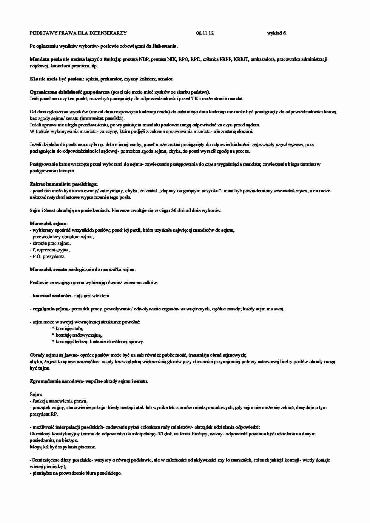 Sejm i senat-wykład - strona 1