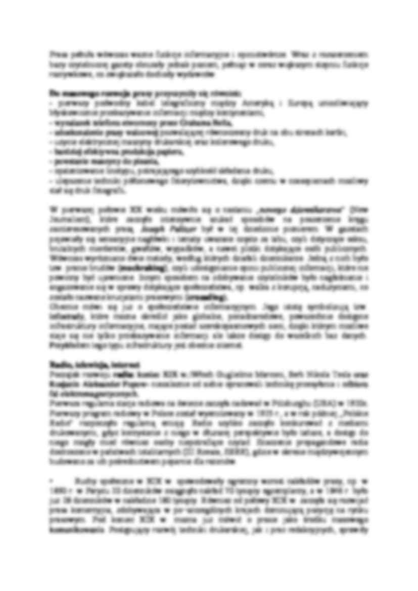 Etapy i przyczyny rozwoju mediów masowych-opracowanie - strona 2