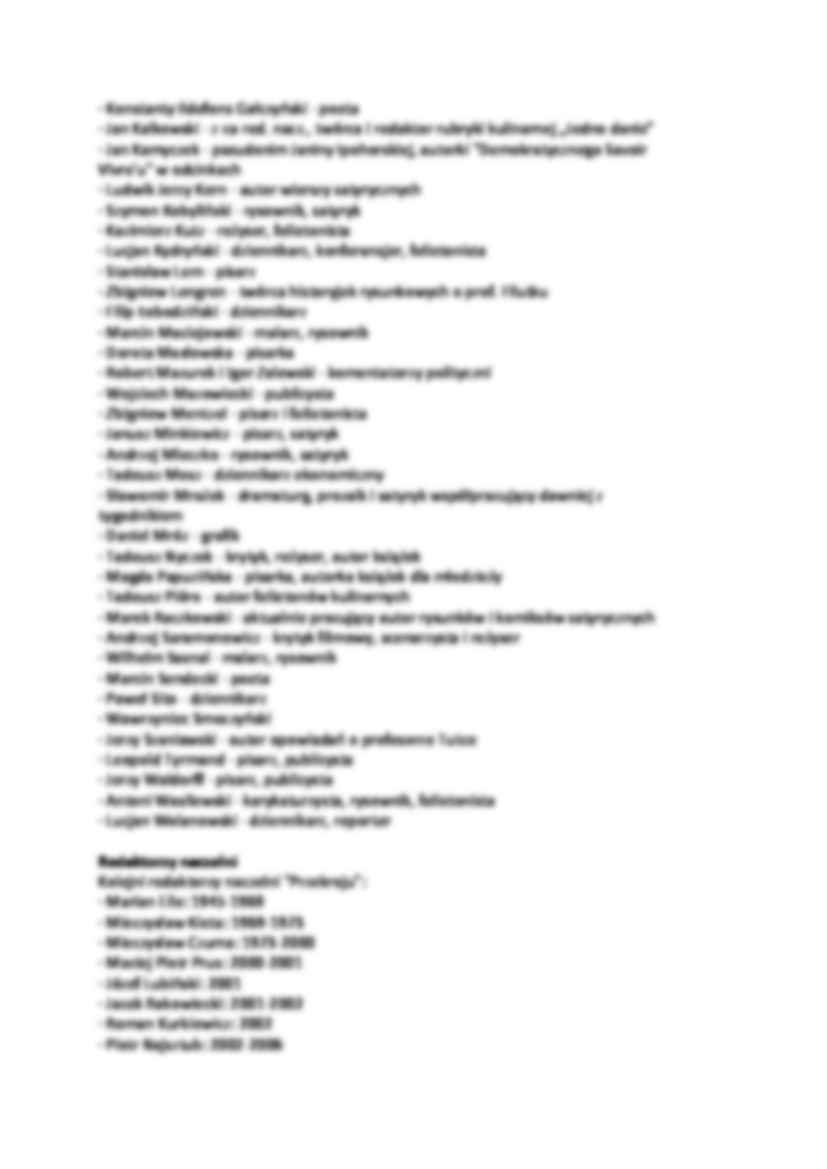 Prasa powojenna w Polsce- Przekrój - strona 2