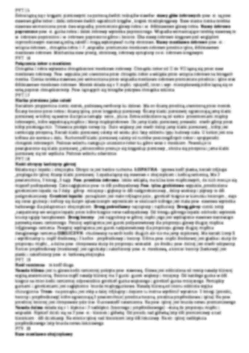 Anatomia - pytania egzaminacyjne - strona 3