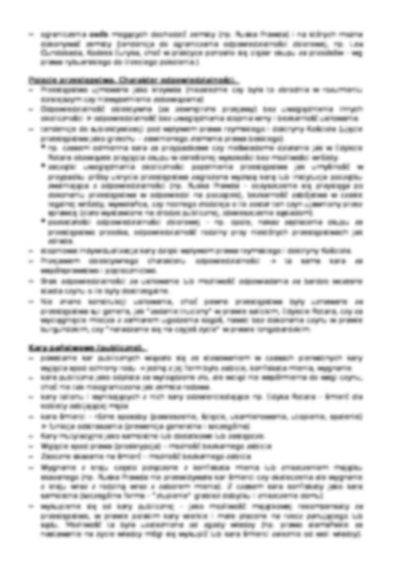 Historia prawa karnego-opracowanie - strona 2