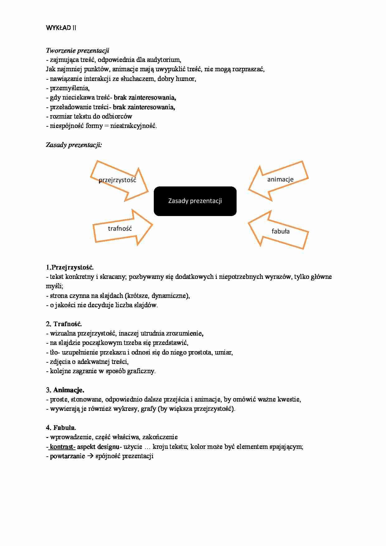 Tworzenie prezentacji-wykład - strona 1