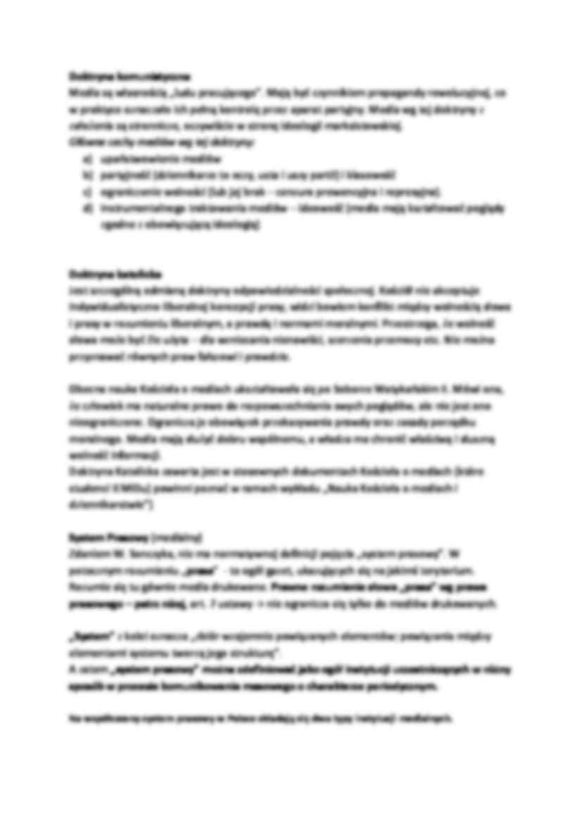 Doktryny medialne-opracowanie - Media w Polsce - strona 3