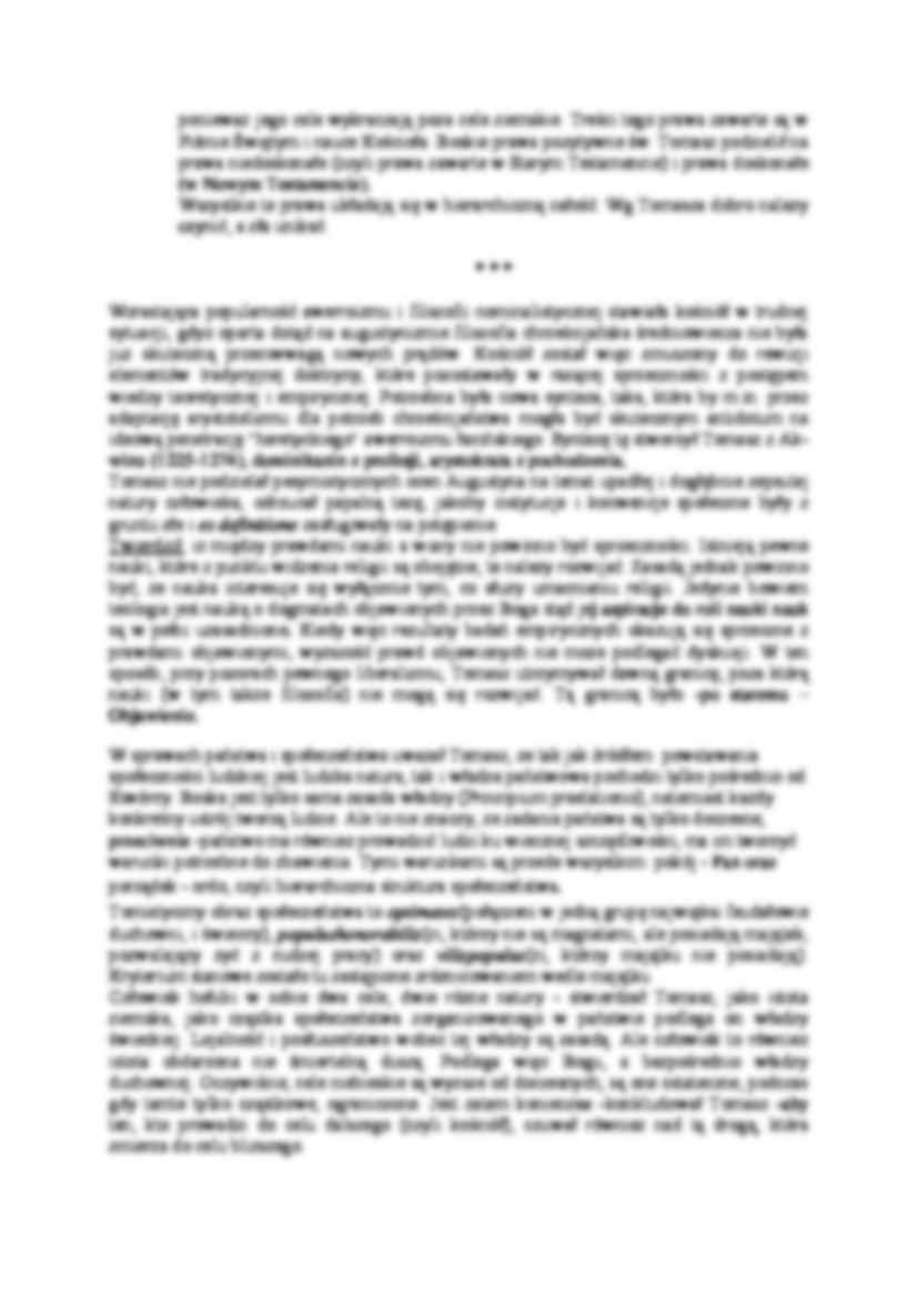  Doktryny- zagadnienie św. Tomasz z Akwinu - strona 2