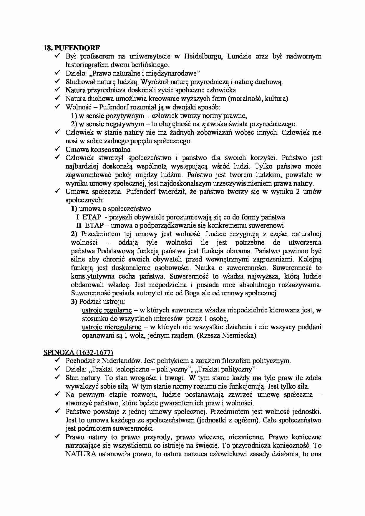  Doktryny- zagadnienie Puffendorf - strona 1