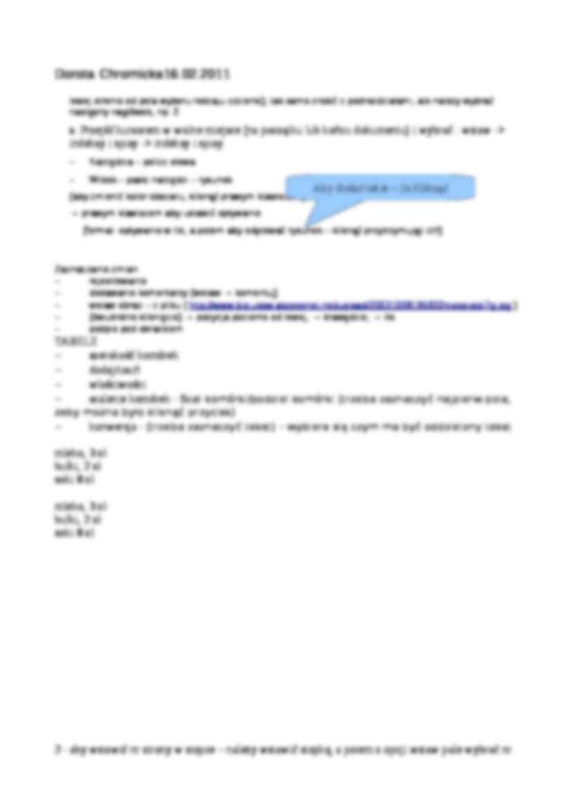  WRITER 2010 2011 material na I i II zajecia - strona 2