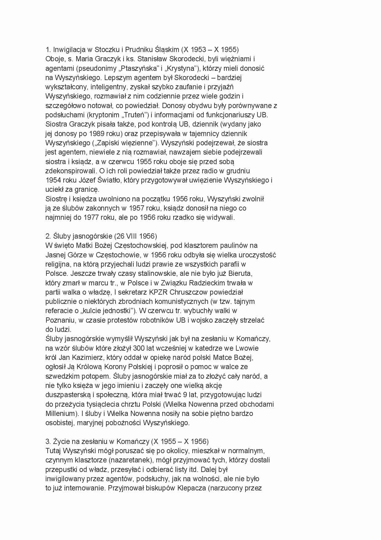 Komańcza, uwolnieni-wykład - strona 1