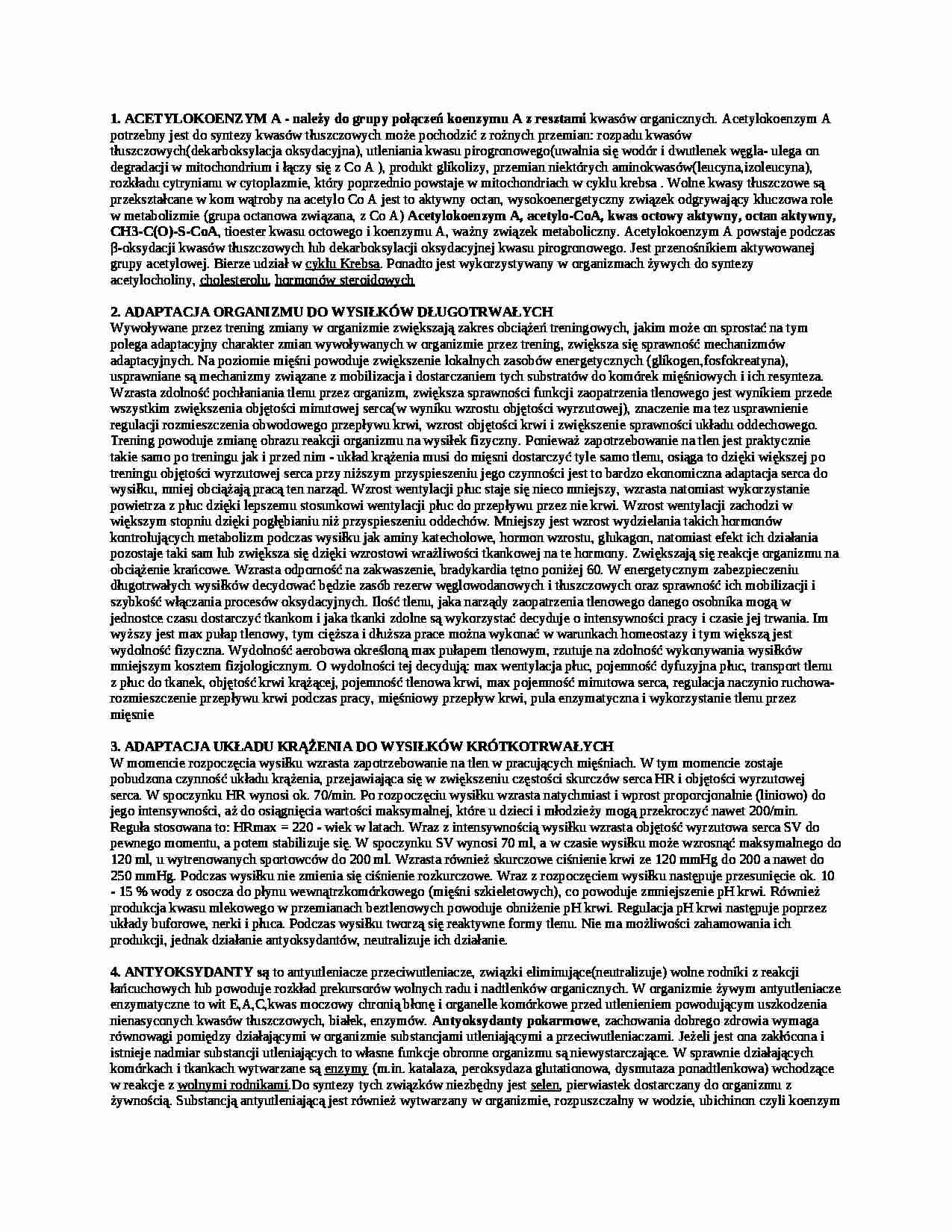 Fizjologia - zagadnienia - strona 1