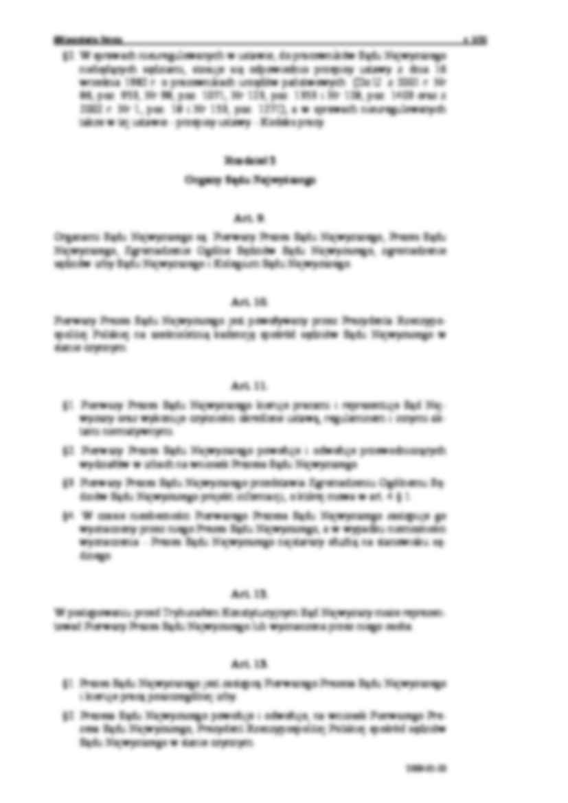 Ustawa o sądzie najwyższym-opracowanie - strona 3