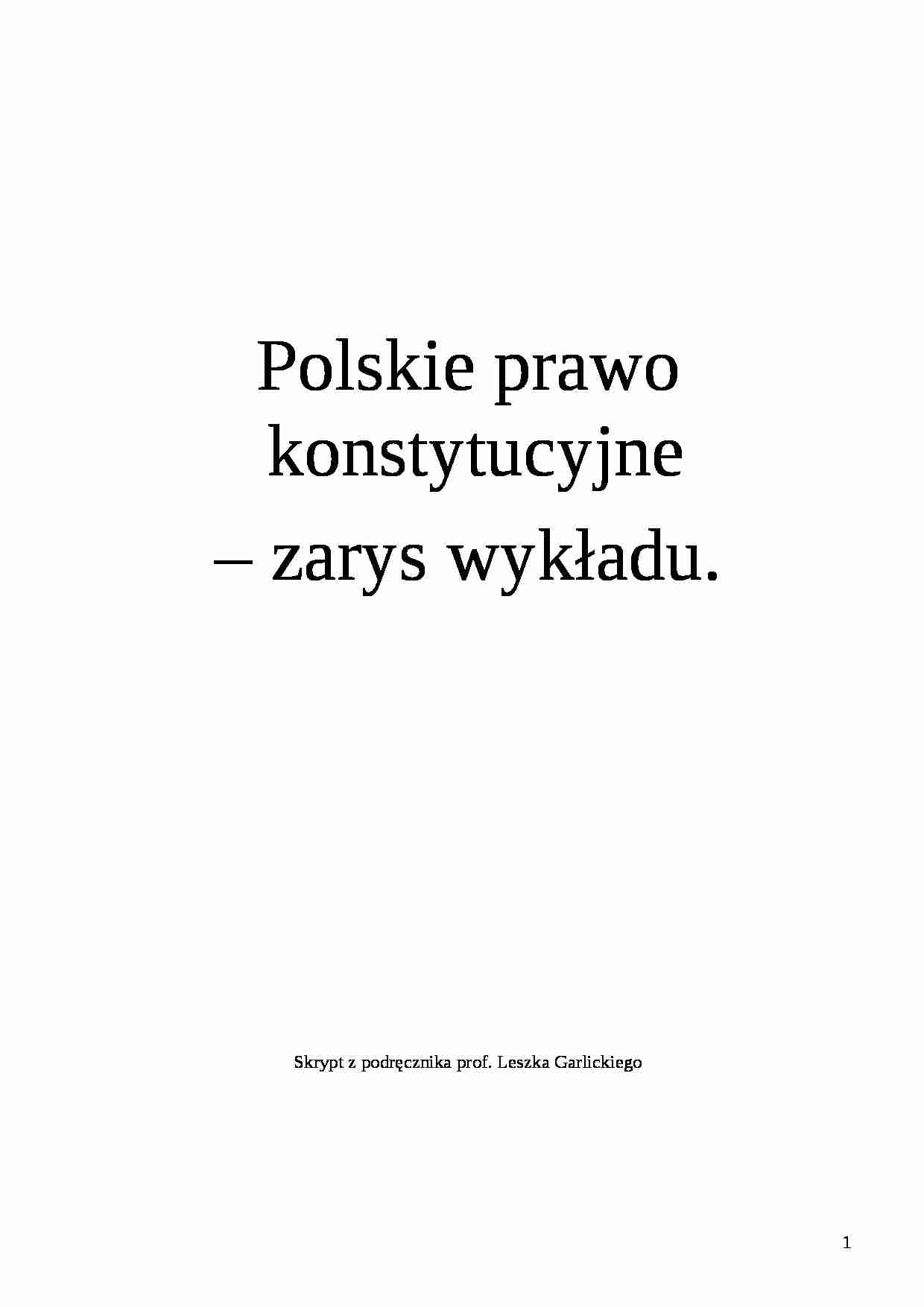 Skrypt z podręcznika Leszka Garlickiego - strona 1