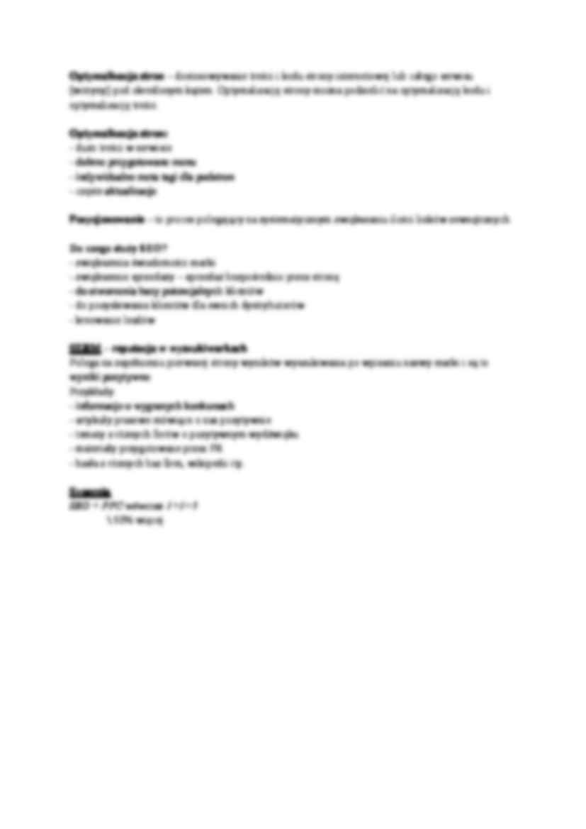  SEO i SEM-opracowanie - strona 2