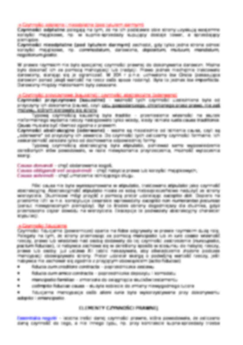 Elementy czynności prawnej-opracowanie - strona 2