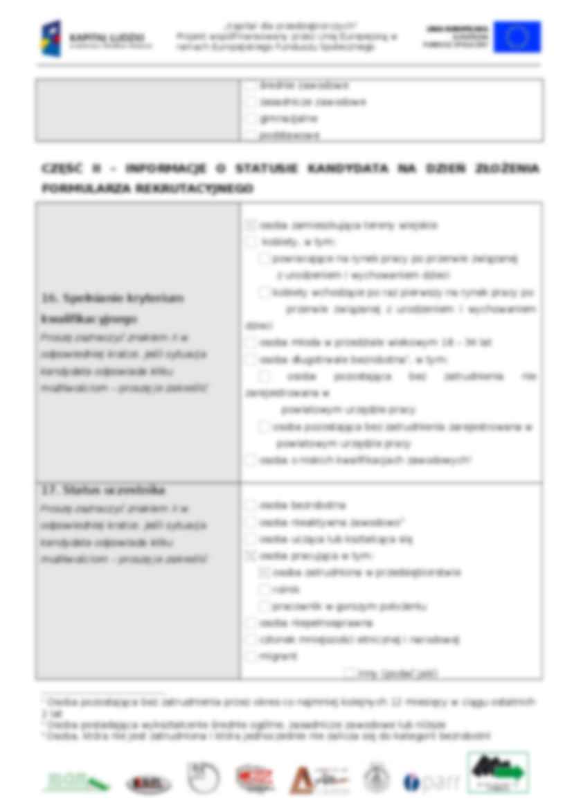  Formularz rekrutacyjny ze zmianami - strona 3