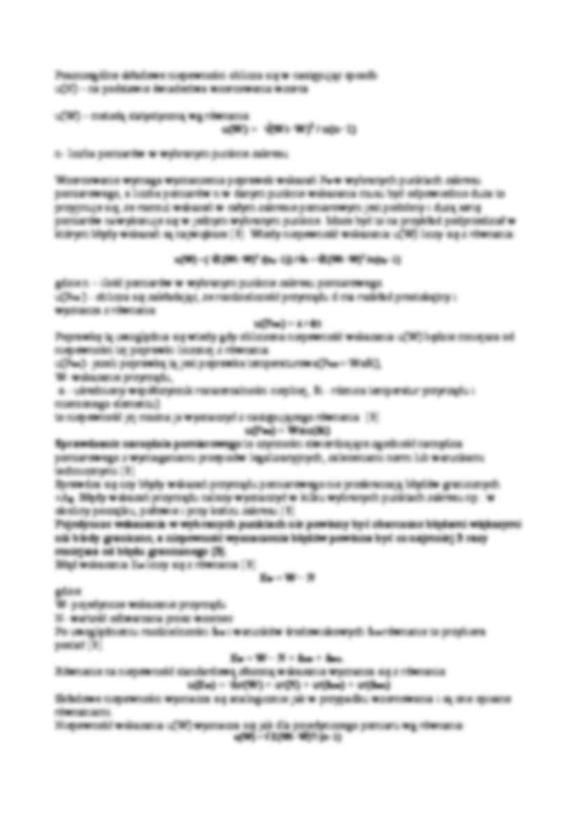 Sprawdzenie i wzorcowanie aparatury pomiarowej-ćwiczenia - strona 2