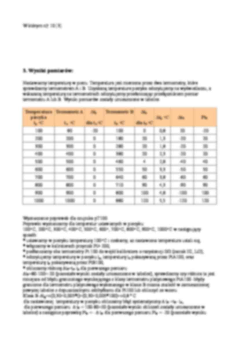 Sprawdzenie i wzorcowanie aparatury pomiarowej-ćwiczenia - strona 3