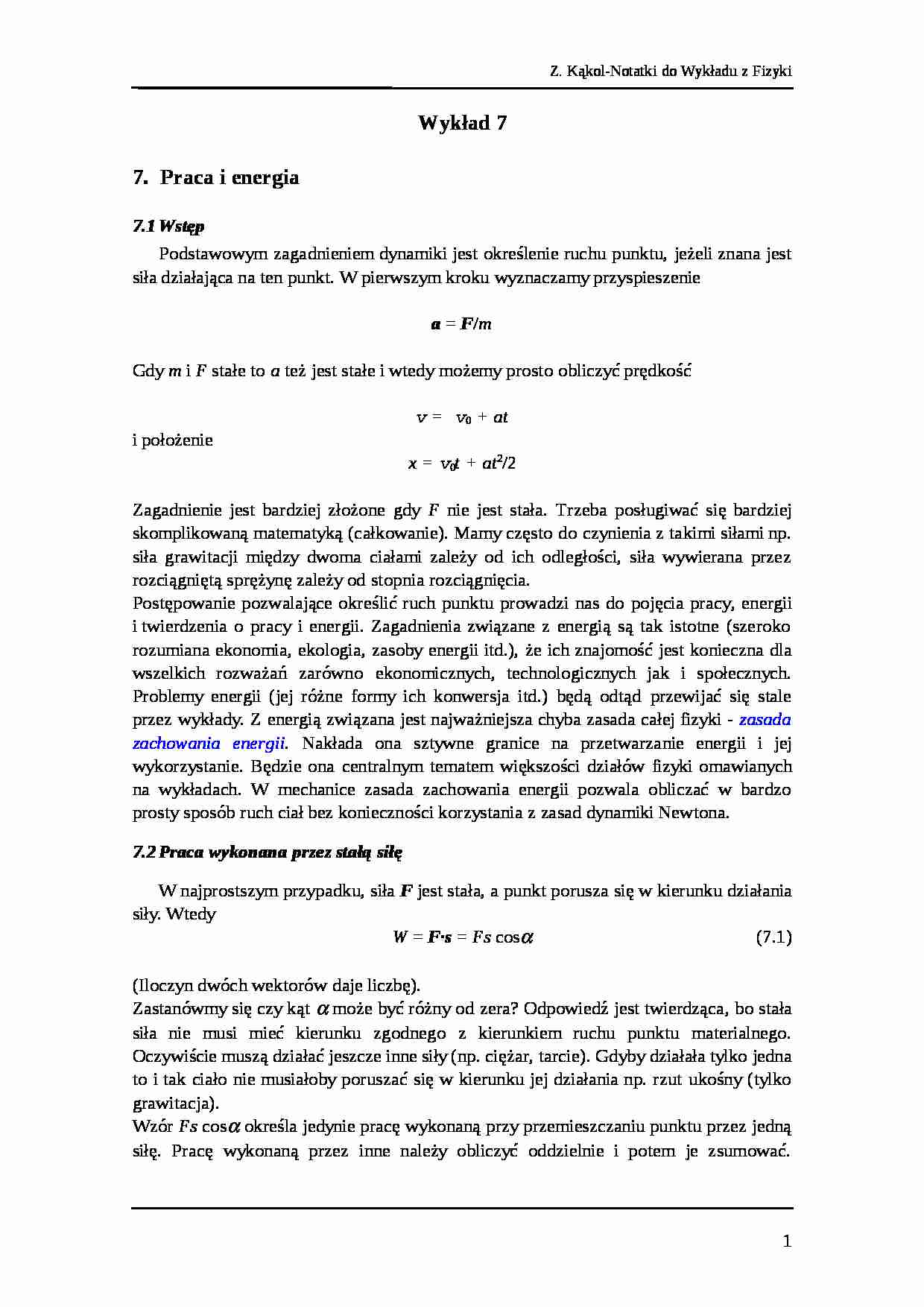 wykład7 fizyka AGH - strona 1