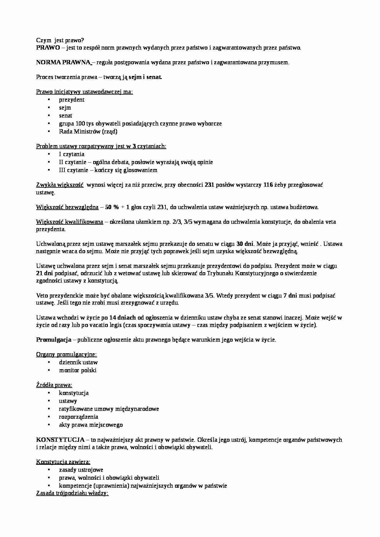 wstep do prawa - strona 1