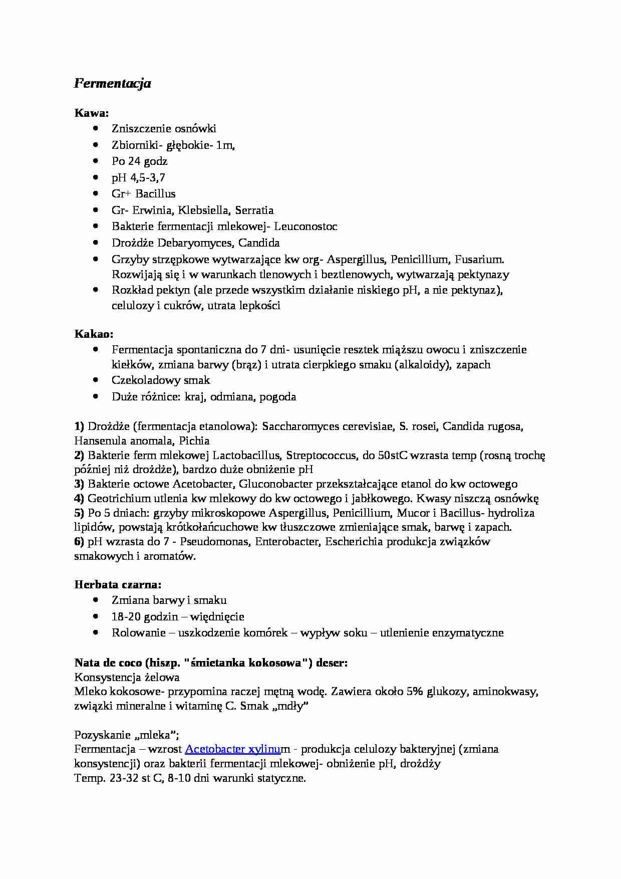  Fermentacja - omówienie - strona 1