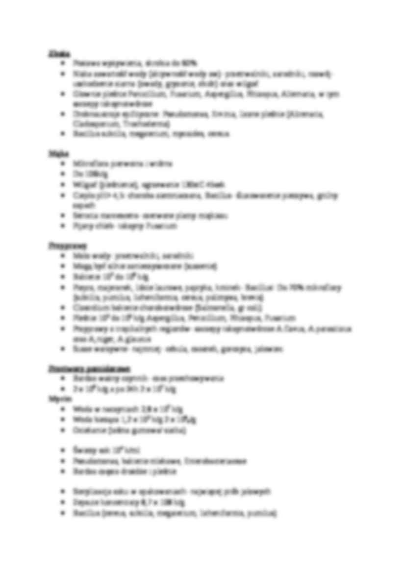  Skażenie mikrobiologiczne żywności - omówienie - strona 2