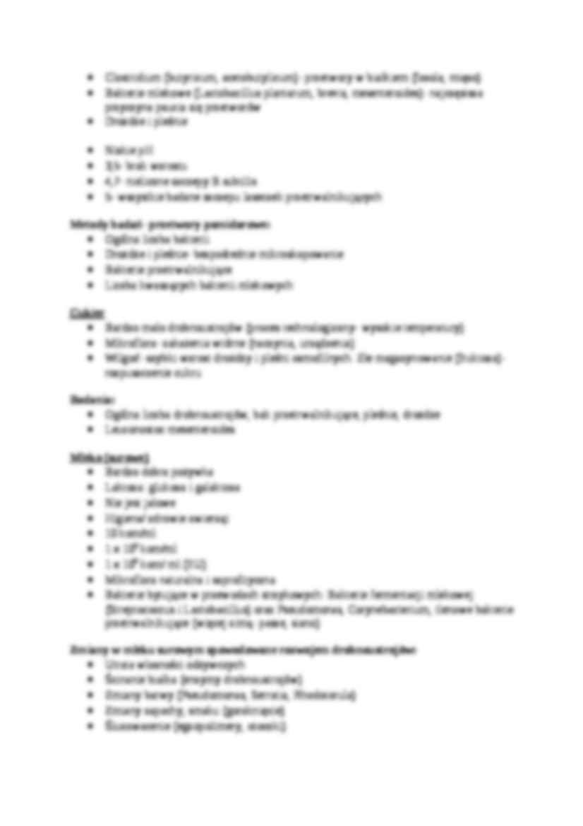  Skażenie mikrobiologiczne żywności - omówienie - strona 3