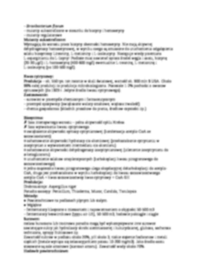  Produkcja aminokwasów - omówienie - strona 2