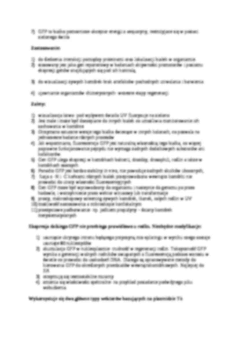  Geny reporterowe - omówienie - strona 2