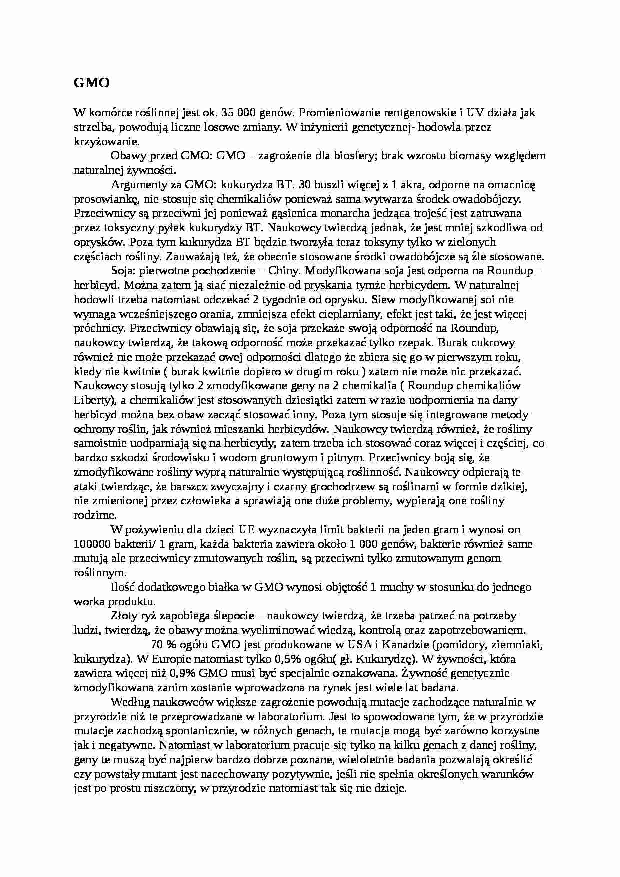  GMO - omówienie - strona 1